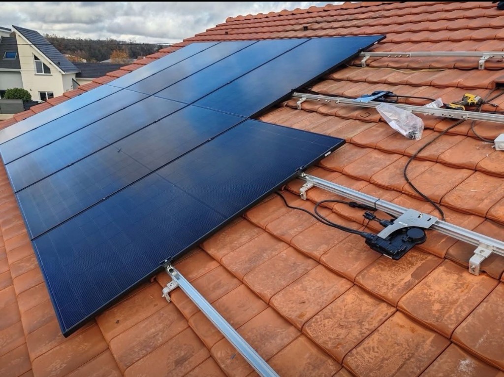 Installation solaire moderne